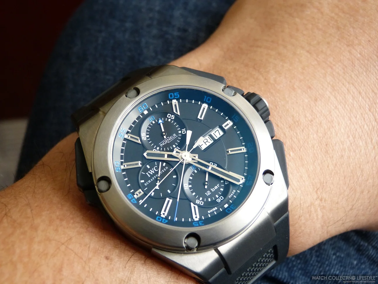 Insider IWC Ingenieur Double Chronograph Titanium ref. IW376503